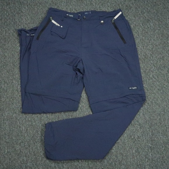 Columbia x KITH Pants Mens 34x32 Blue Chuting PFG Convertible Zip Pockets